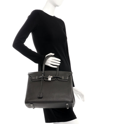 Hermes Taurillon Clemence Birkin 35 Graphite 2 of 24