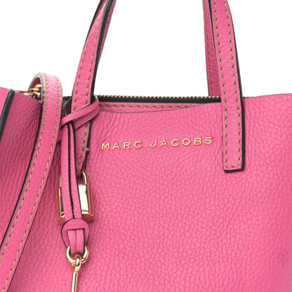 Marc Jacobs Grained Calfskin Mini Grind Tote Pink 12 of 12