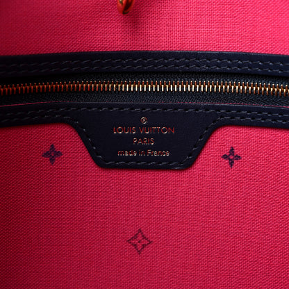 Louis Vuitton Monogram Giant Spring In The City Neverfull MM Midnight Fuchsia 6 of 9