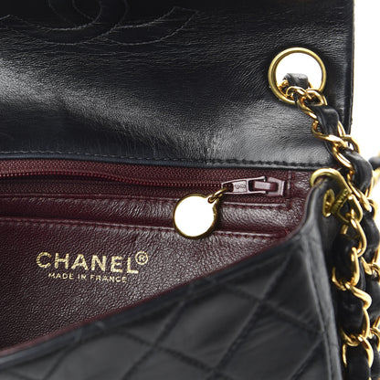 Chanel Lambskin Quilted Mini Square Flap Black 6 of 9