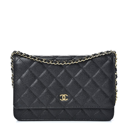 Chanel Caviar Quilted Wallet On Chain WOC Black 1 of 13
