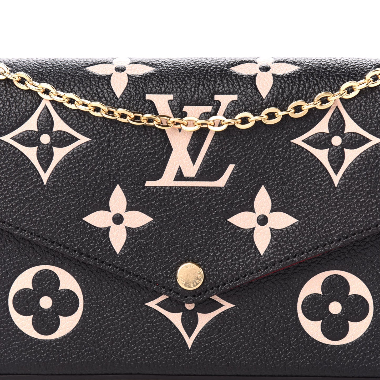 Empreinte Monogram Giant Felicie Pochette Black Beige