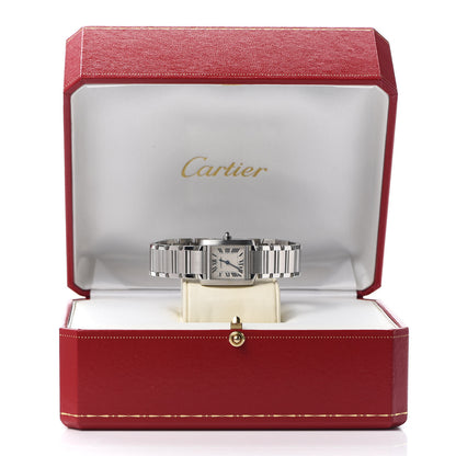 Cartier Stainless Steel 20mm Tank Francaise Quartz Watch 6 of 6