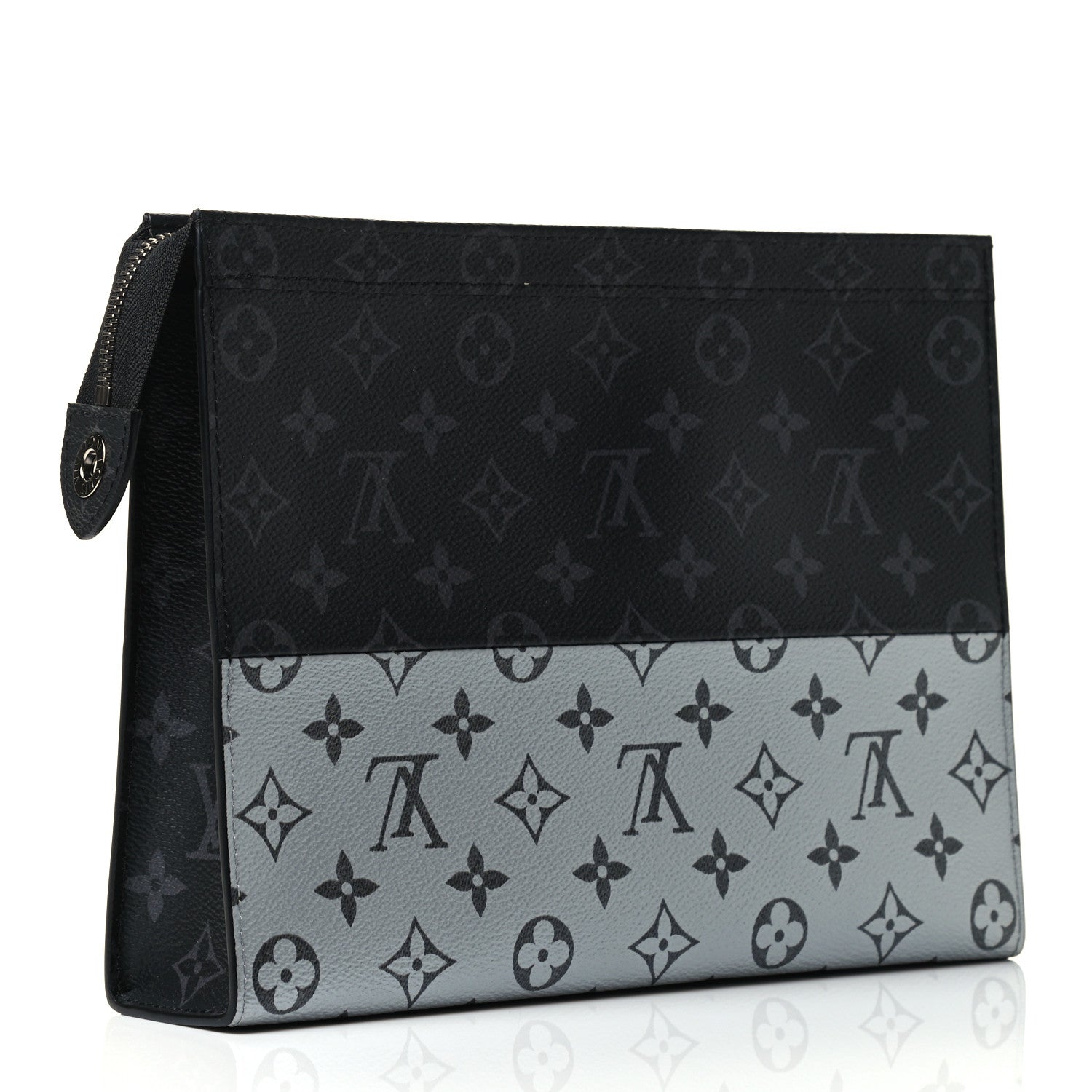 Louis Vuitton Monogram Eclipse Split Pochette Voyage MM 2 of 4