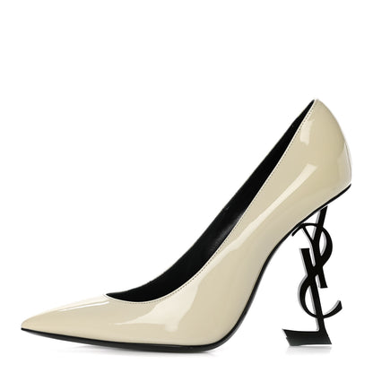 Saint Laurent Patent Opyum 110 Pumps 38.5 Neutro 1 of 11