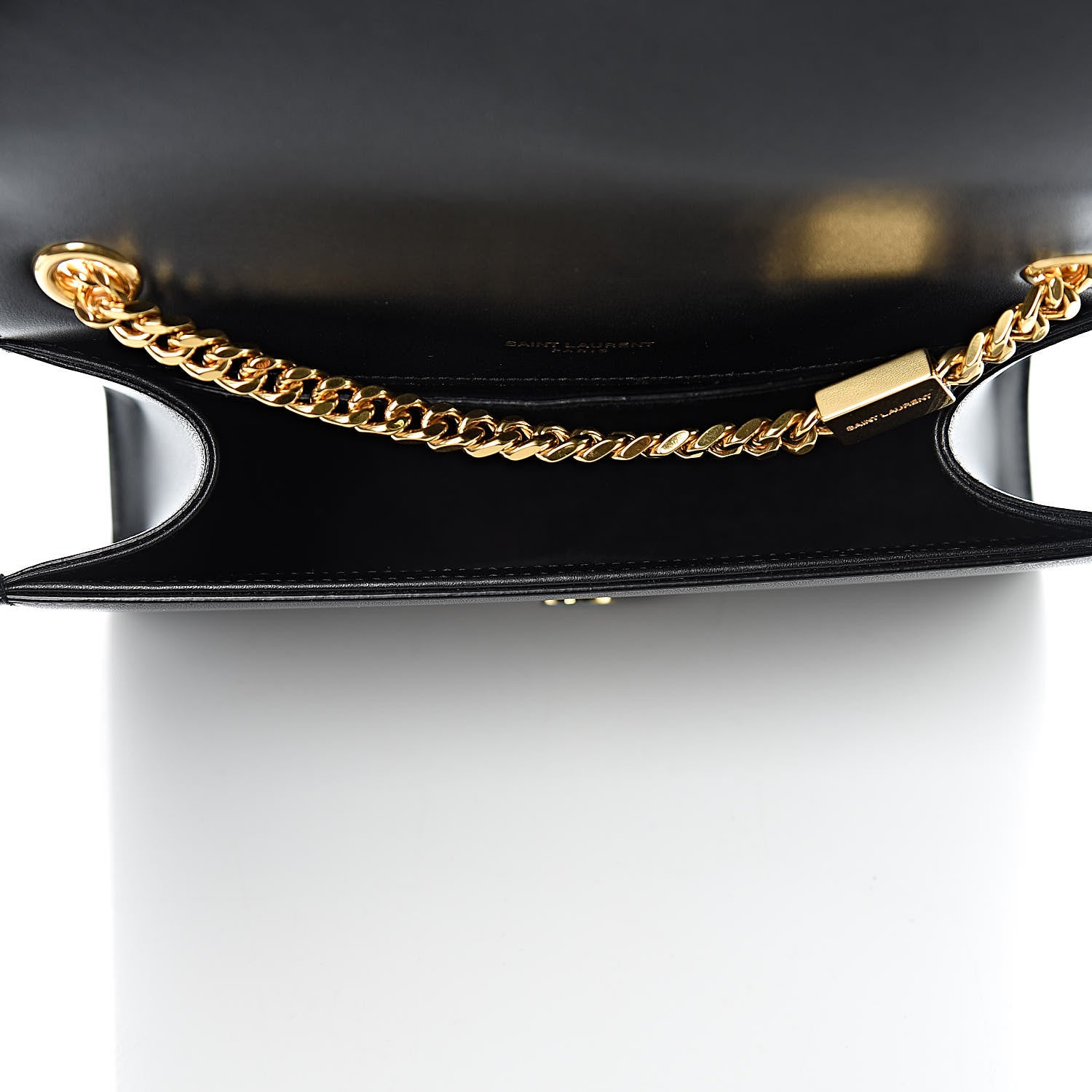 Saint Laurent Calfskin Small Classic Monogram Kate Tassel Satchel Black 5 of 9