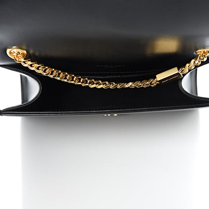 Saint Laurent Calfskin Small Classic Monogram Kate Tassel Satchel Black 5 of 9