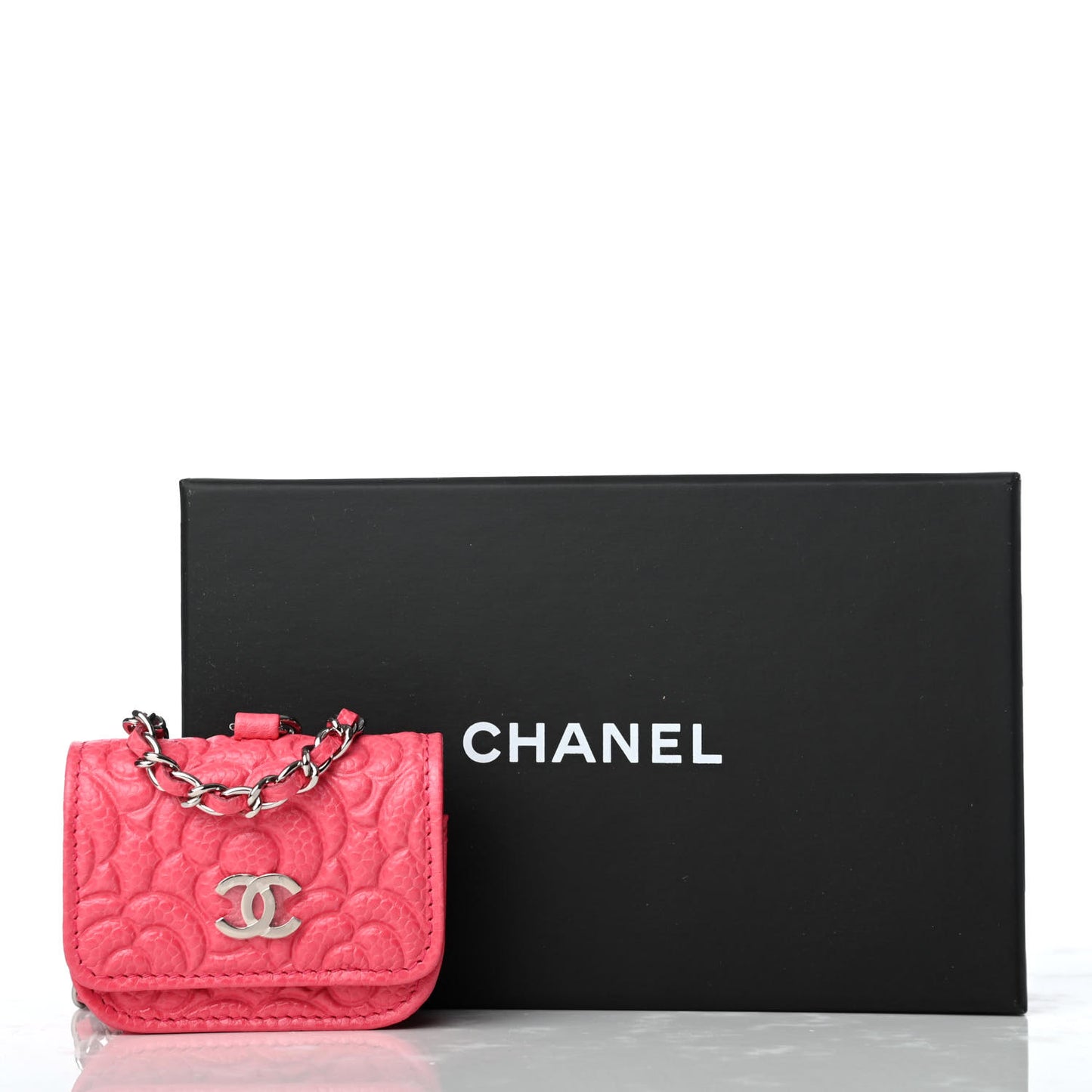 Caviar Camellia Embossed Airpods Pro Case Pink