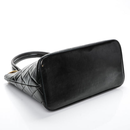 Chanel Lambskin Quilted Medallion Tote Black 4 of 11