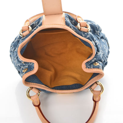Louis Vuitton Monogram Denim Pleaty Blue 5 of 8