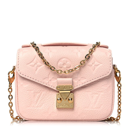 Louis Vuitton Empreinte Micro Metis Rose Pink 1 of 9