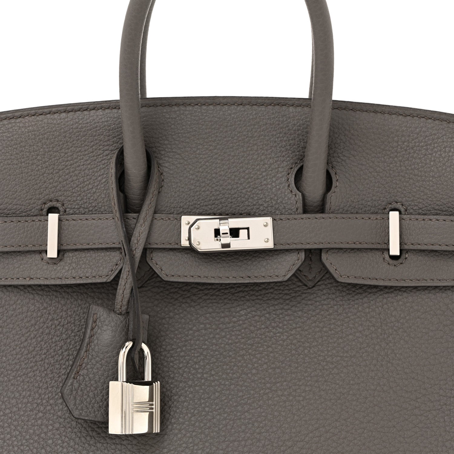 Hermes Togo Birkin 25 Etain 8 of 10