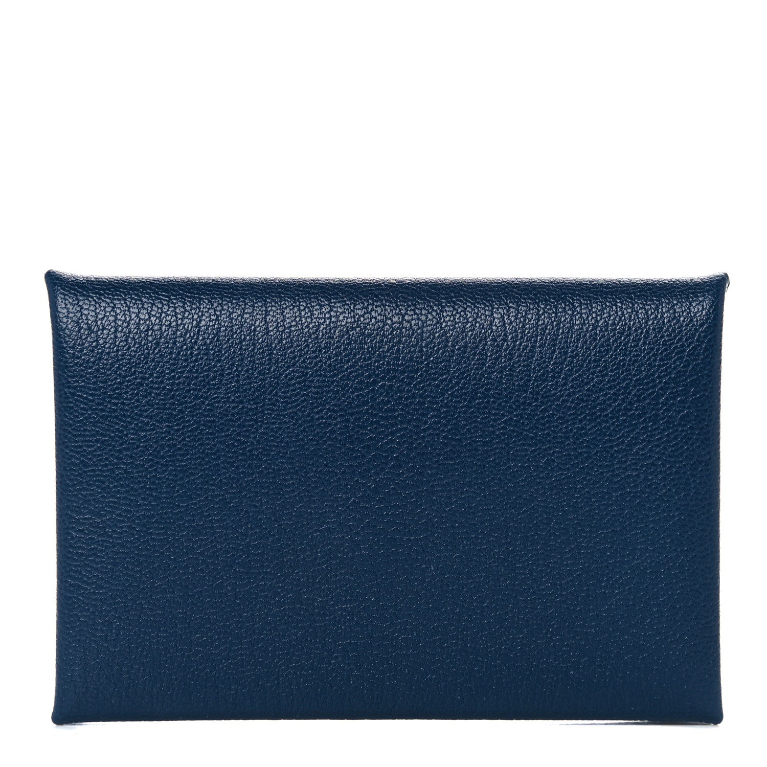 Hermes Chevre Mysore Calvi Card Case Deep Blue 1 of 7