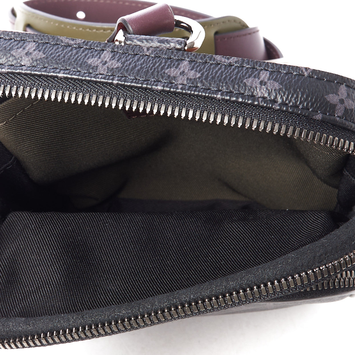 Louis Vuitton Monogram Eclipse Patchwork Amazone Sling Bag 6 of 7