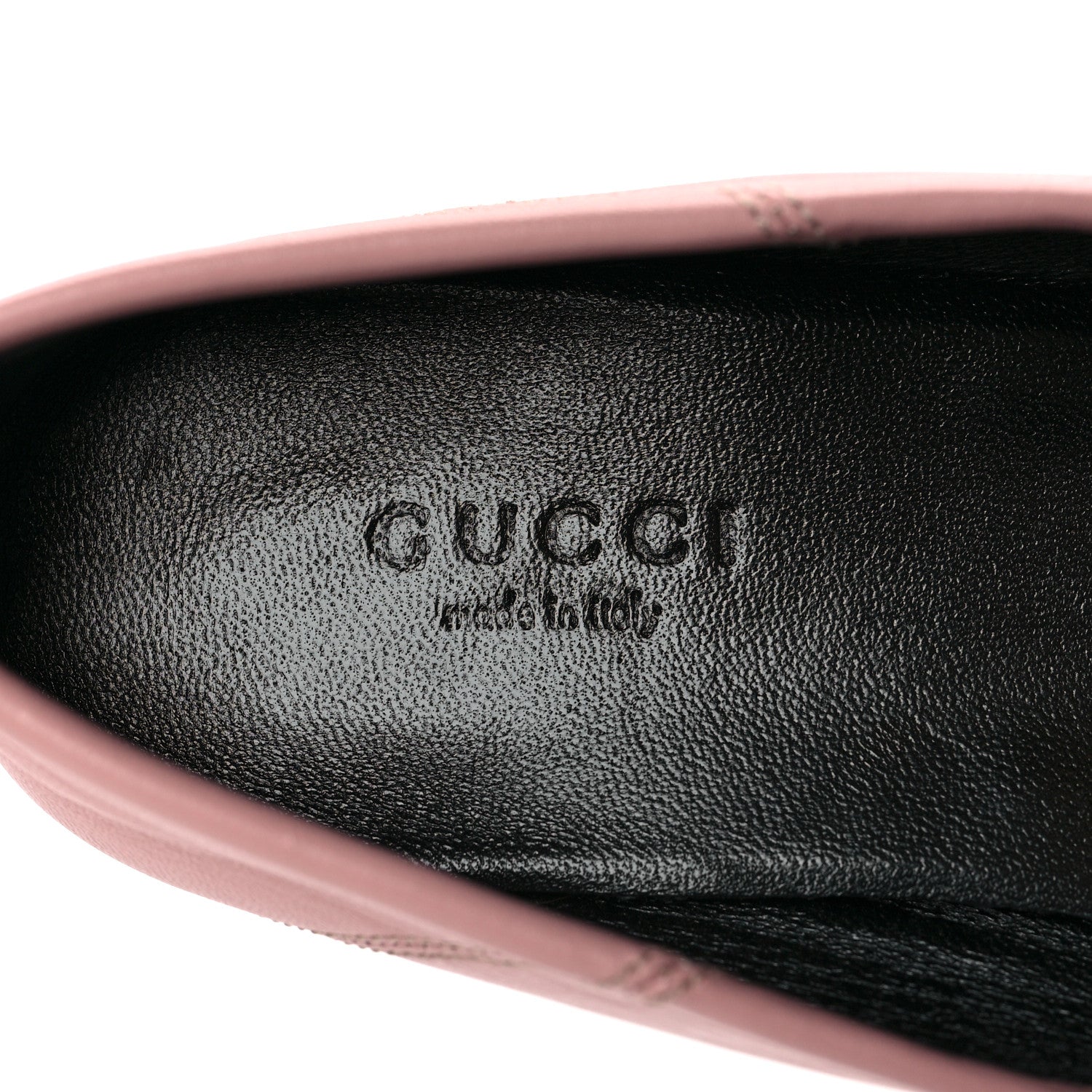 Gucci Lambskin Womens Brixton Horsebit Loafers 37 Perfect Pink 7 of 8