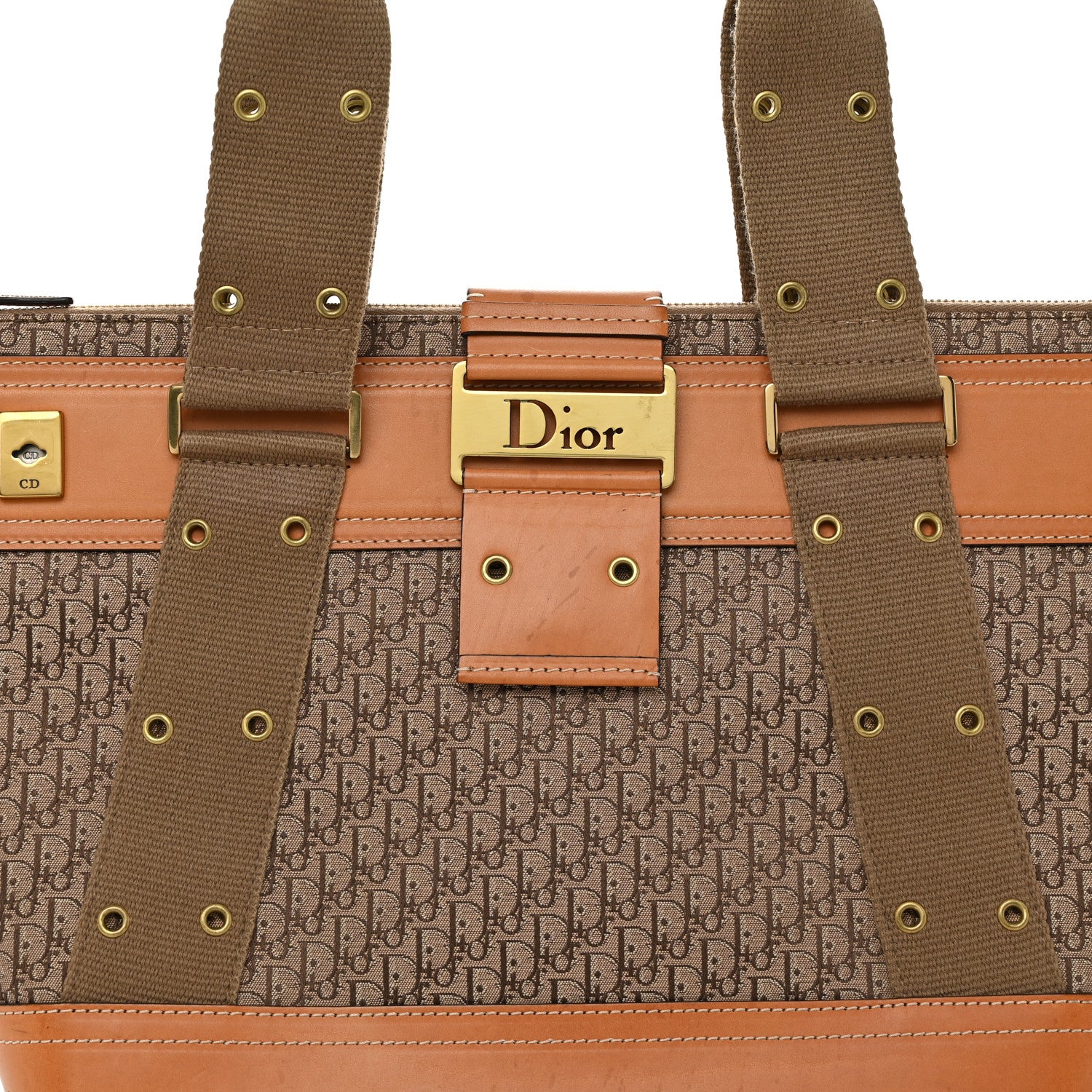 Christian Dior Monogram Street Chic Shopper Tote Beige 8 of 15