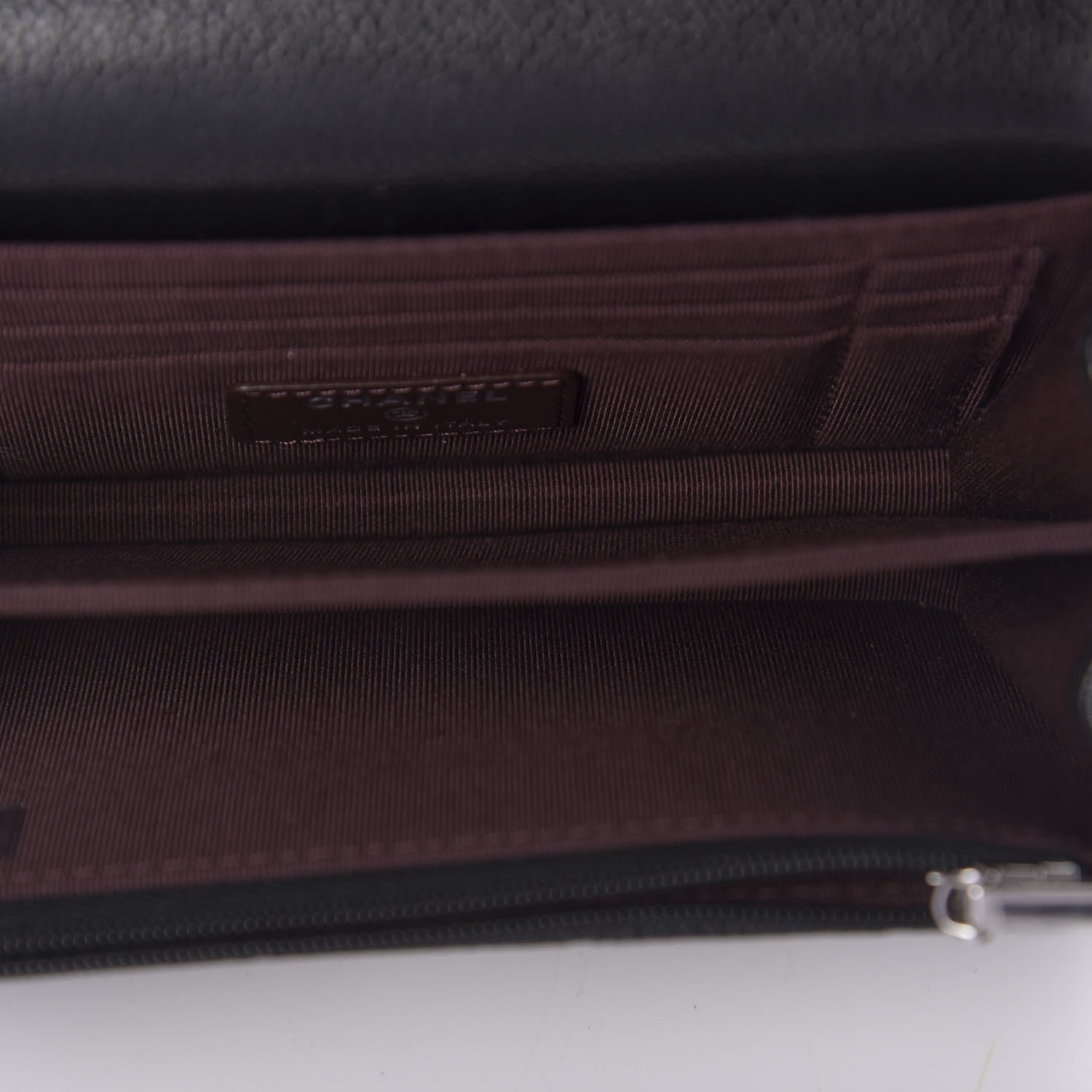 Chanel Caviar Quilted Mini Wallet On Chain WOC Black 5 of 11