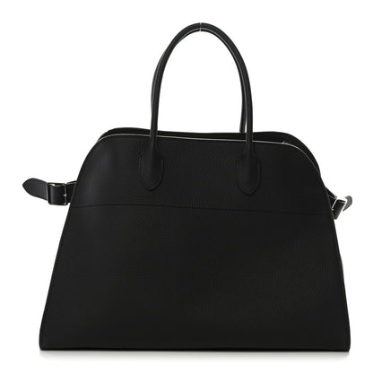 The Row Matte Grained Calfskin Soft Margaux 15 Black 1 of 9