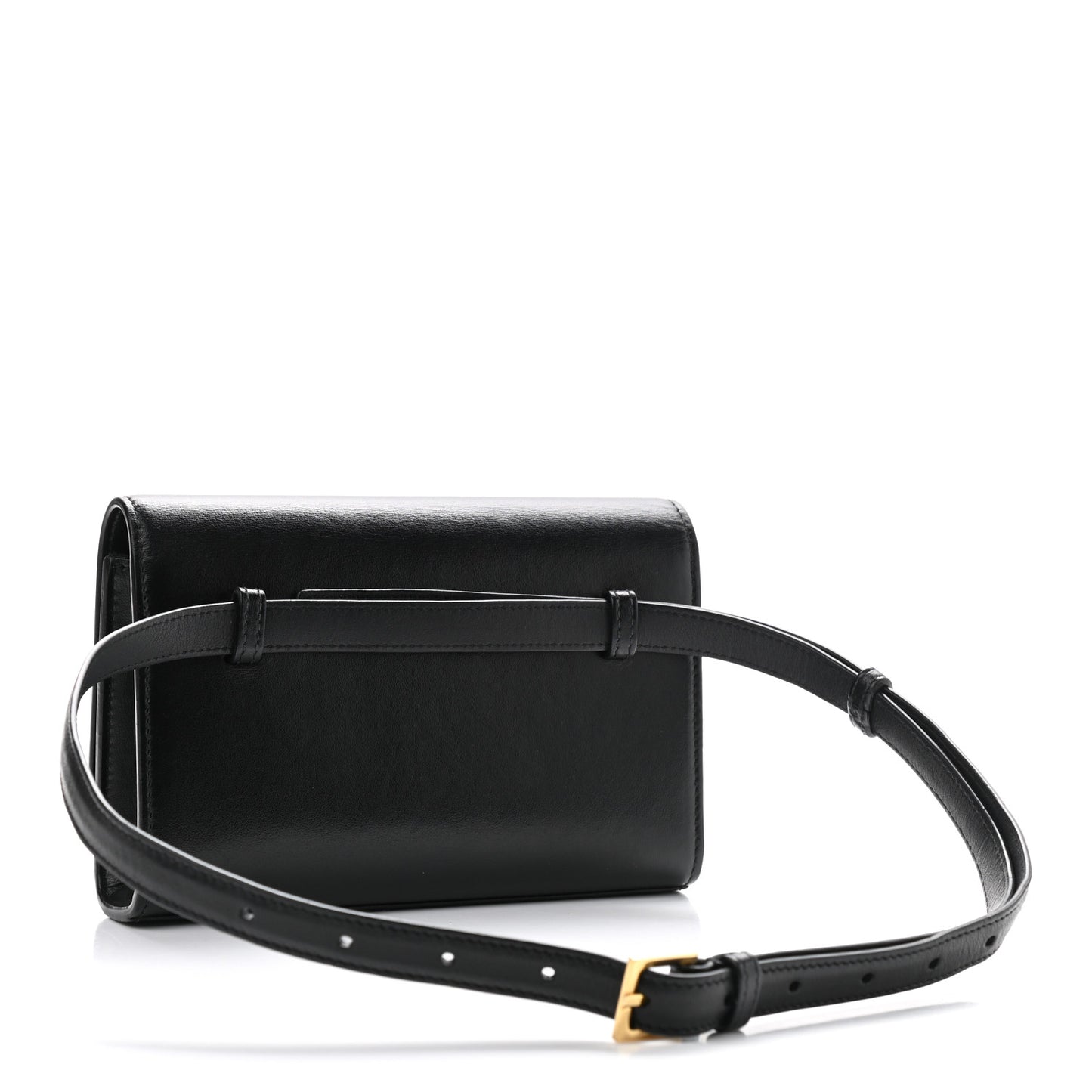 Smooth Calfskin Monogram Kate Belt Bag Black