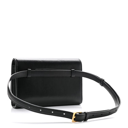 Saint Laurent Smooth Calfskin Monogram Kate Belt Bag Black 4 of 11