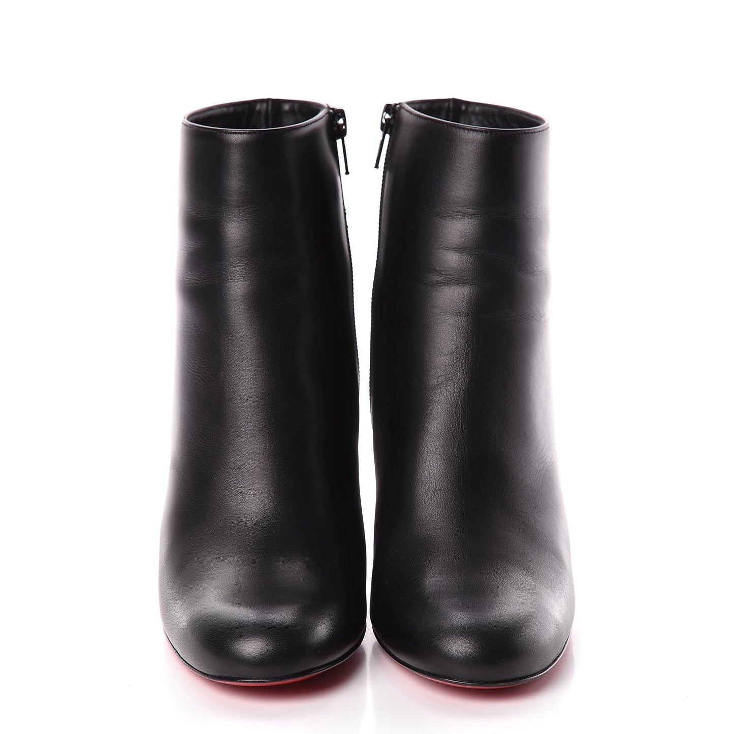 Smooth Calfskin Suzi Folk 85 Ankle Boots 39 Black