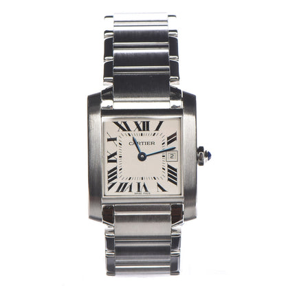 Cartier Stainless Steel 25mm Tank Francaise Quartz Watch 1 of 11