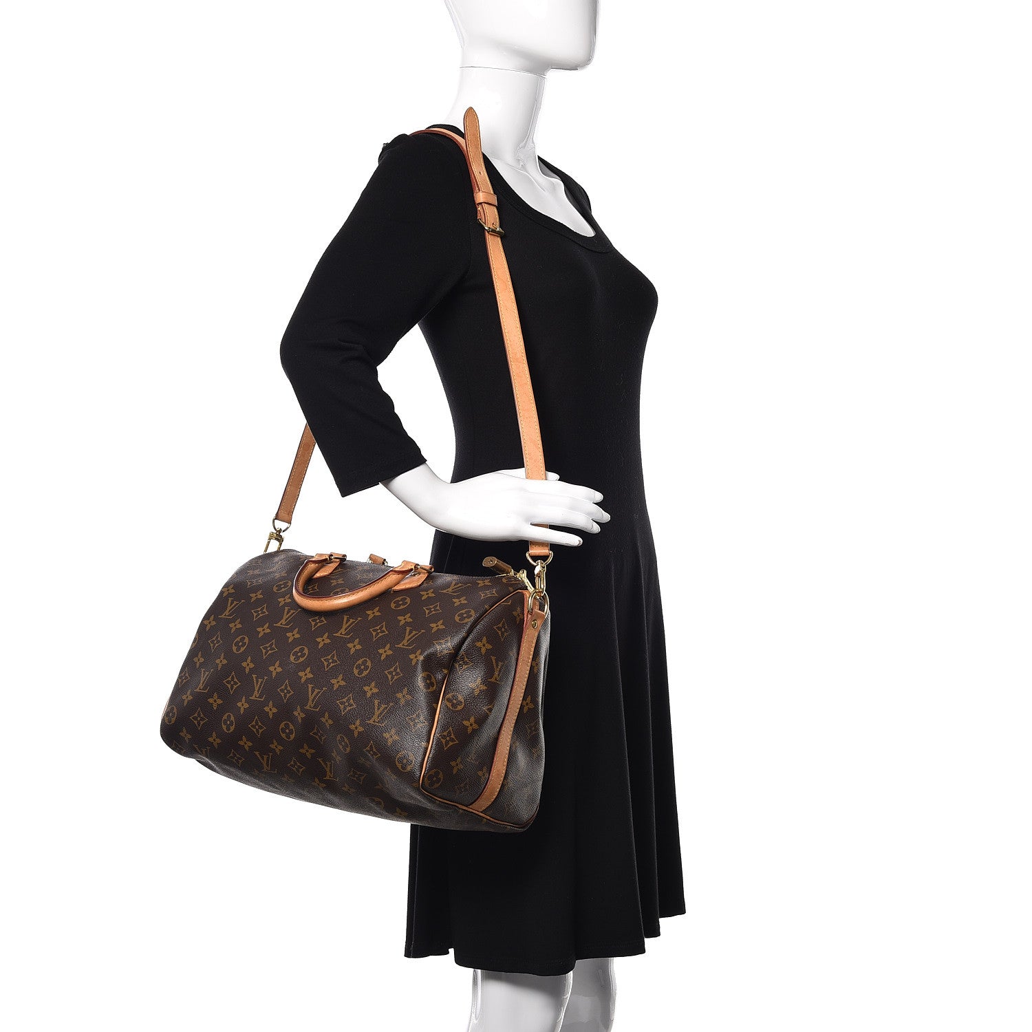 Louis Vuitton Monogram Speedy Bandouliere 35 3 of 25