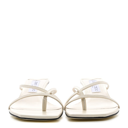 Jimmy Choo Nappa Malachite Etana Mule 39 Latte 2 of 8