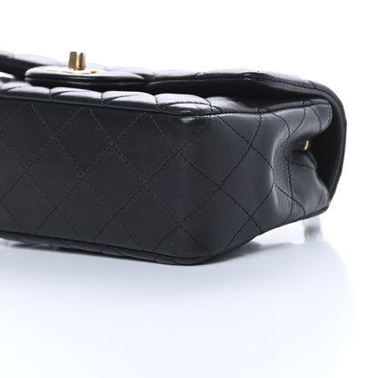 Chanel Lambskin Quilted Mini Rectangular Flap Black 10 of 15