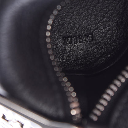 Loewe Calfskin Mini Punk Elephant Coin Purse Bag Charm Black 7 of 9