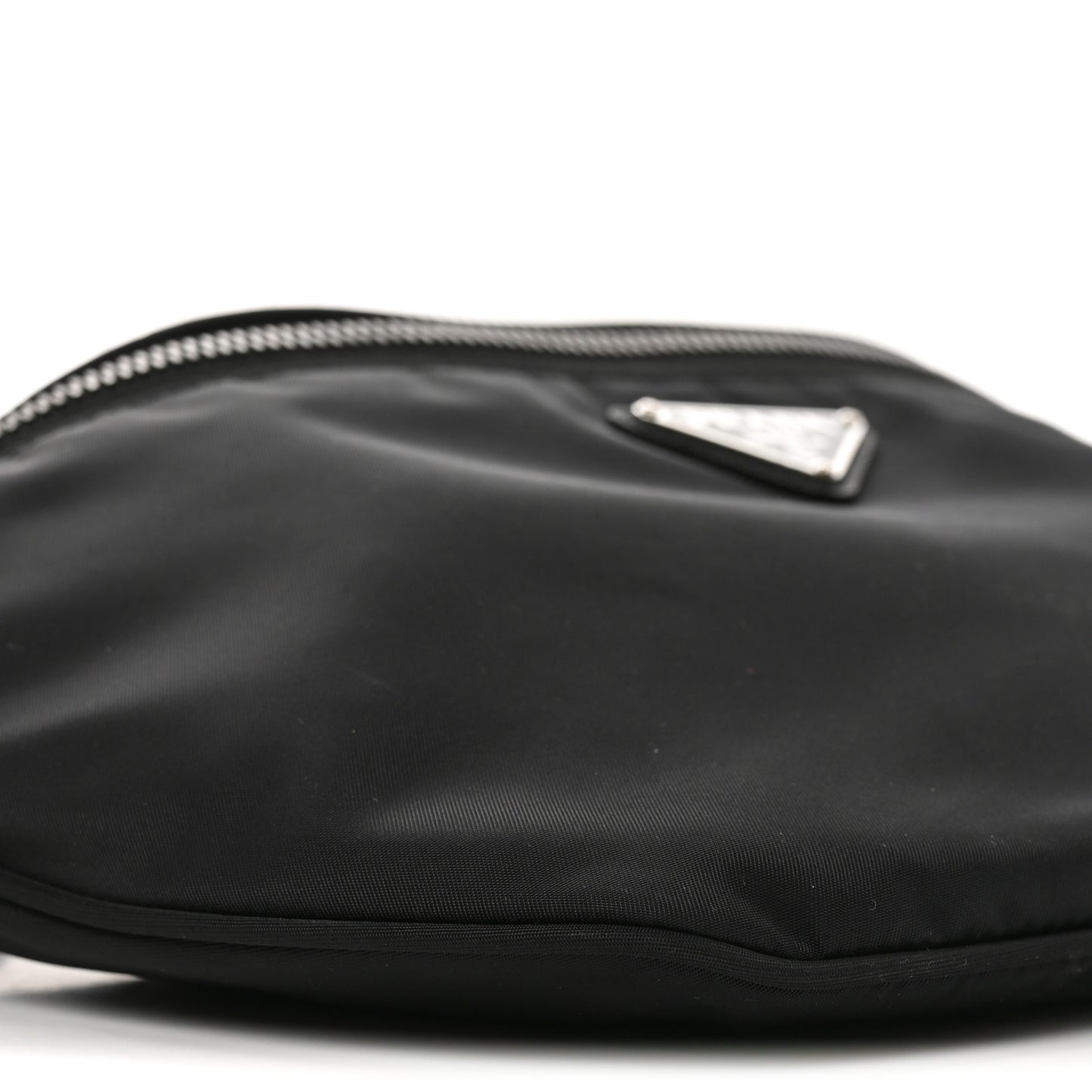 Tessuto Re-Nylon Saffiano Belt Bag Black