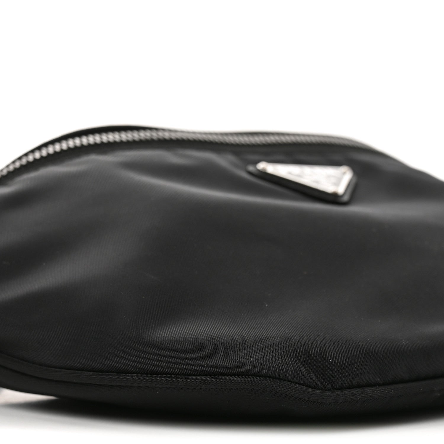 Prada Tessuto Re-Nylon Saffiano Belt Bag Black 7 of 8