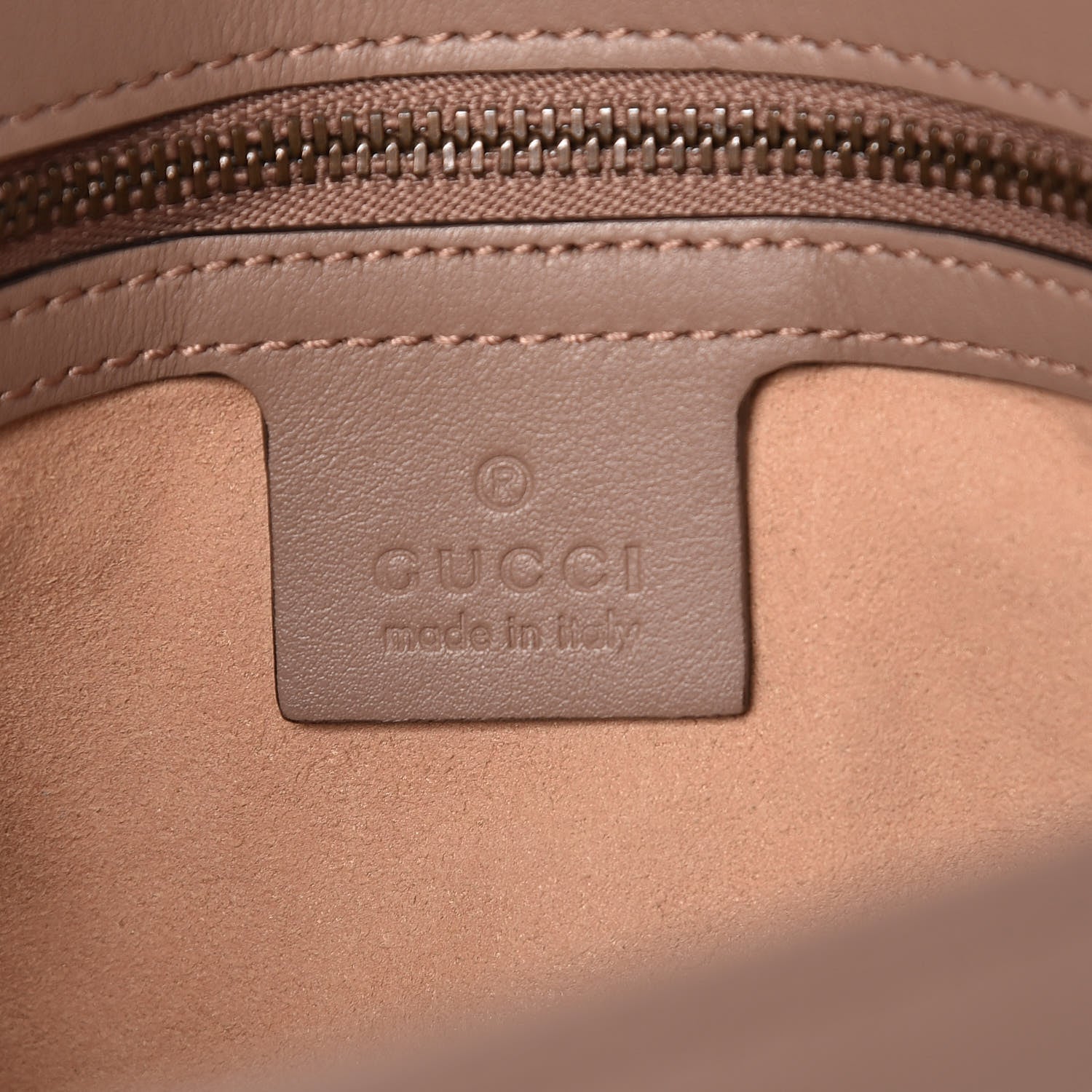 Gucci Calfskin Matelasse Small GG Marmont Shoulder Bag Porcelain Rose 6 of 10