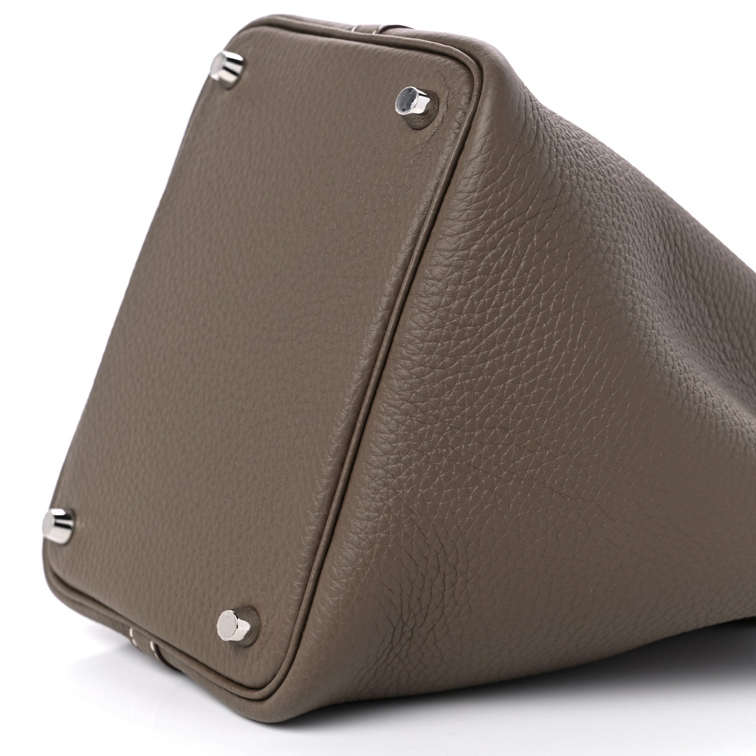 Hermes Taurillon Clemence Picotin Lock 18 PM Etoupe 9 of 9