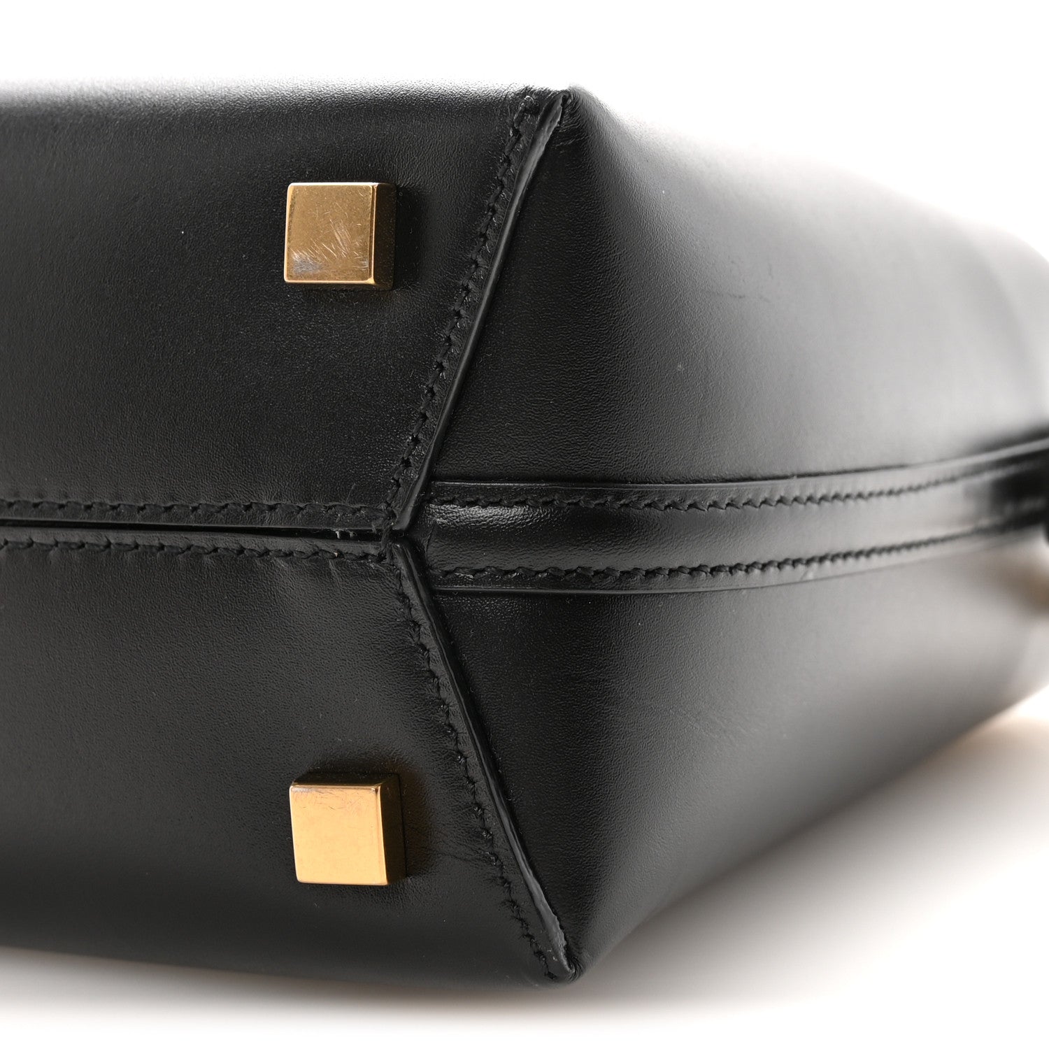 Saint Laurent Shiny Calfskin Le 37 Mini Bucket Bag Black 9 of 9