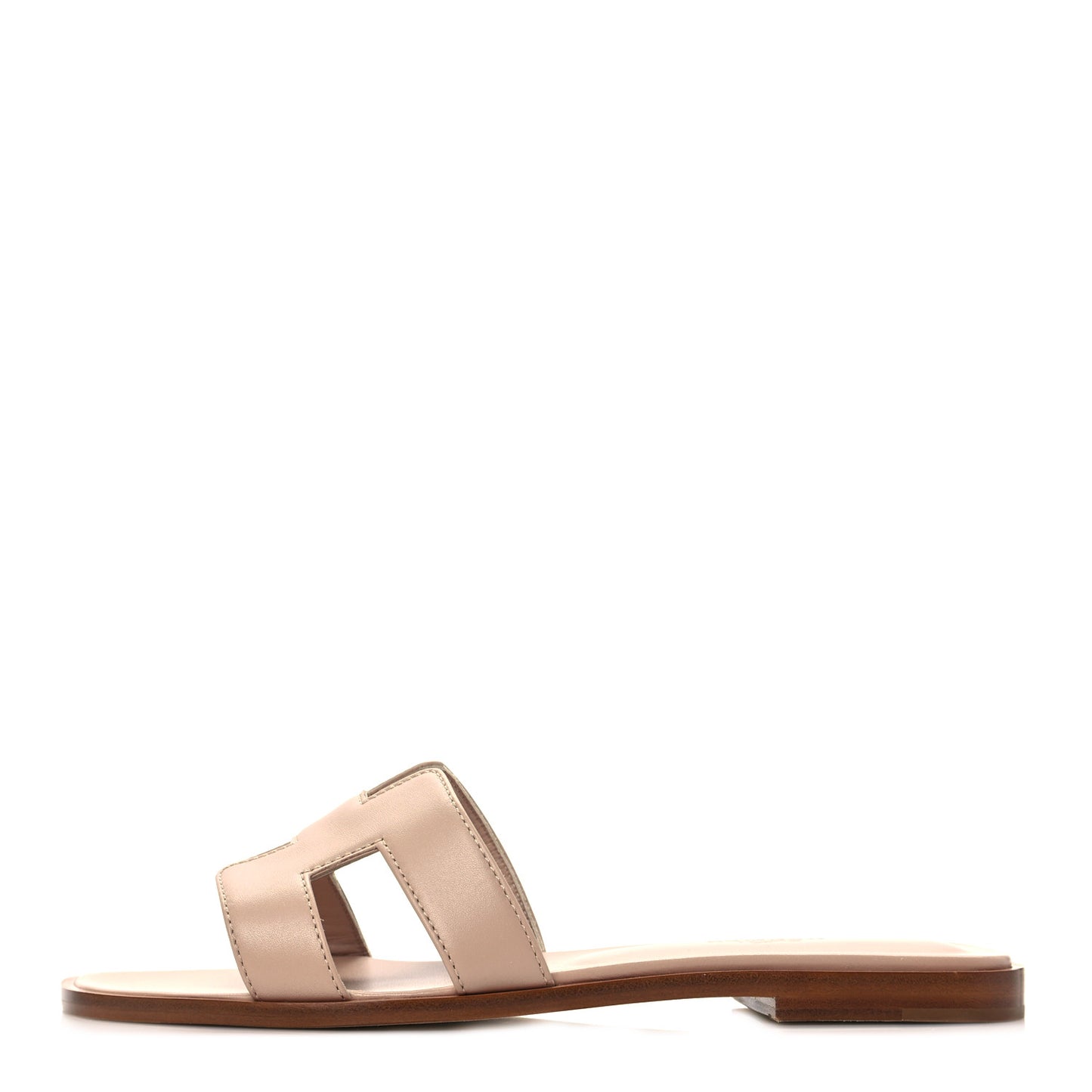 Box Calfskin Oran Sandals 36.5 Bois De Santal