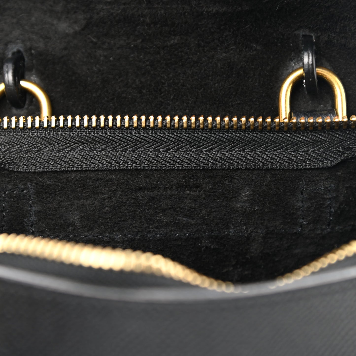 Grained Calfskin Pico Belt Bag Black