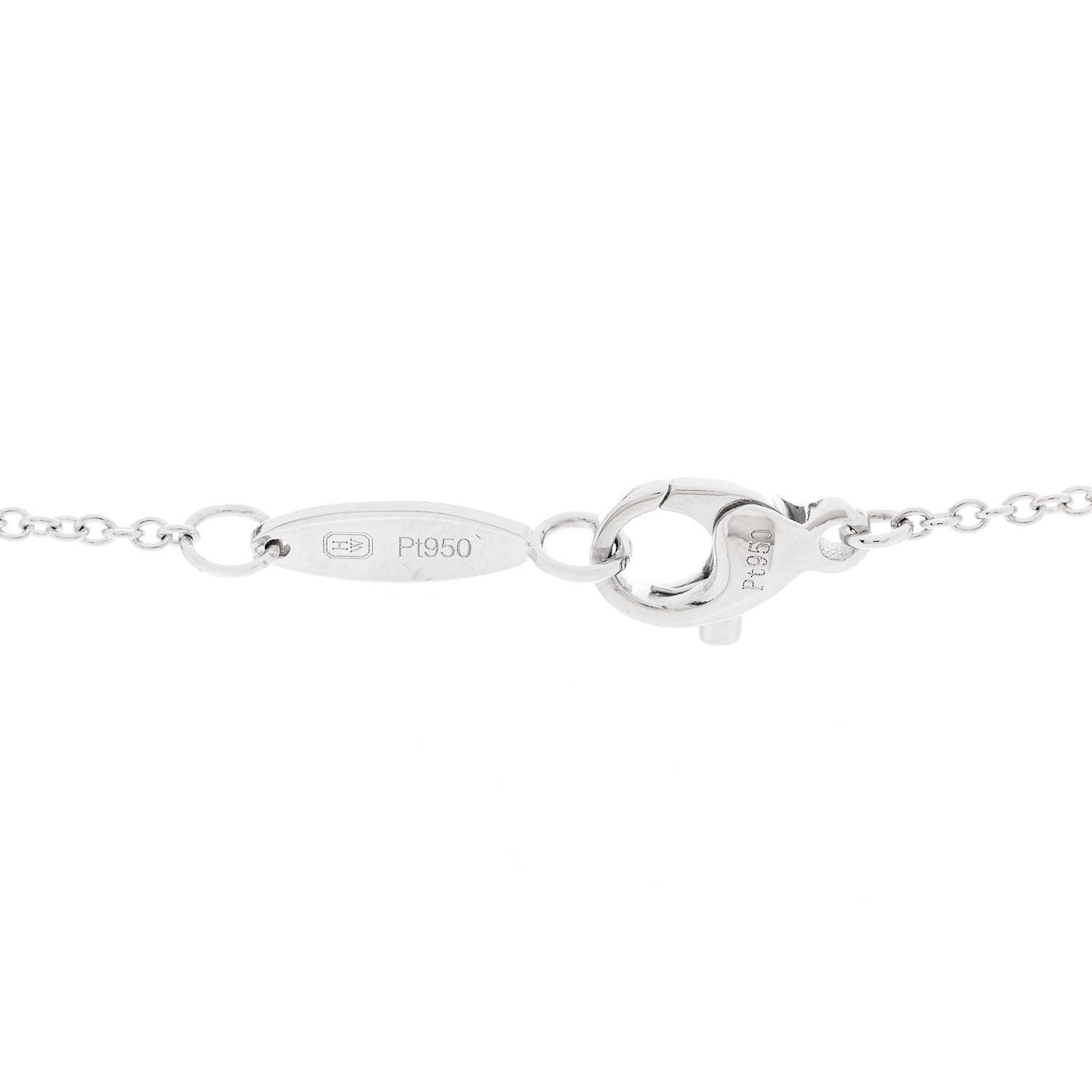 Platinum Diamond Pink Sapphire Full Loop Pendant Necklace