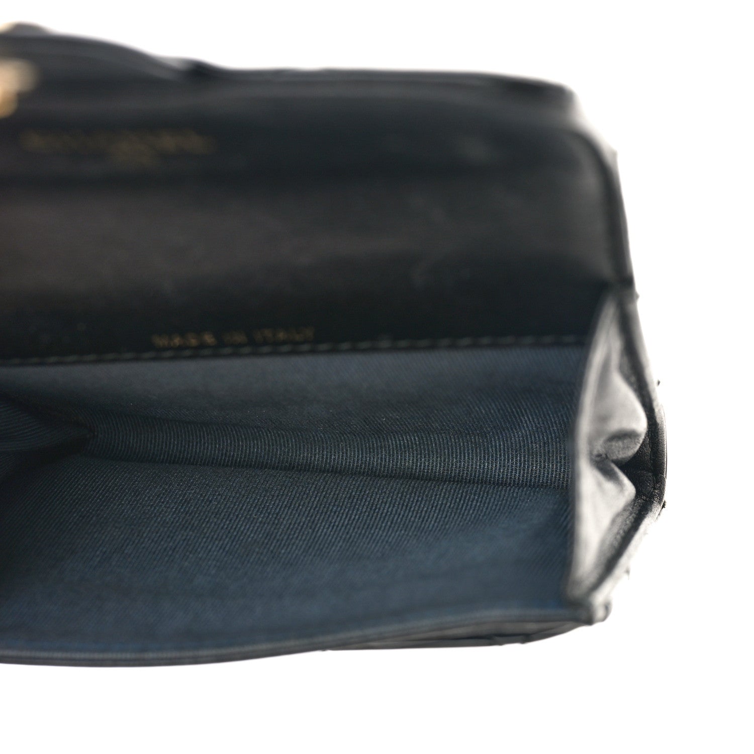 Chanel Patent Quilted Flap Card Holder Black 5 of 9