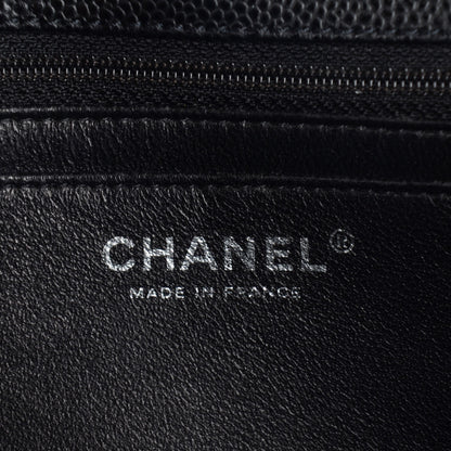 Chanel Caviar Quilted Jumbo Single Flap Black 6 of 8
