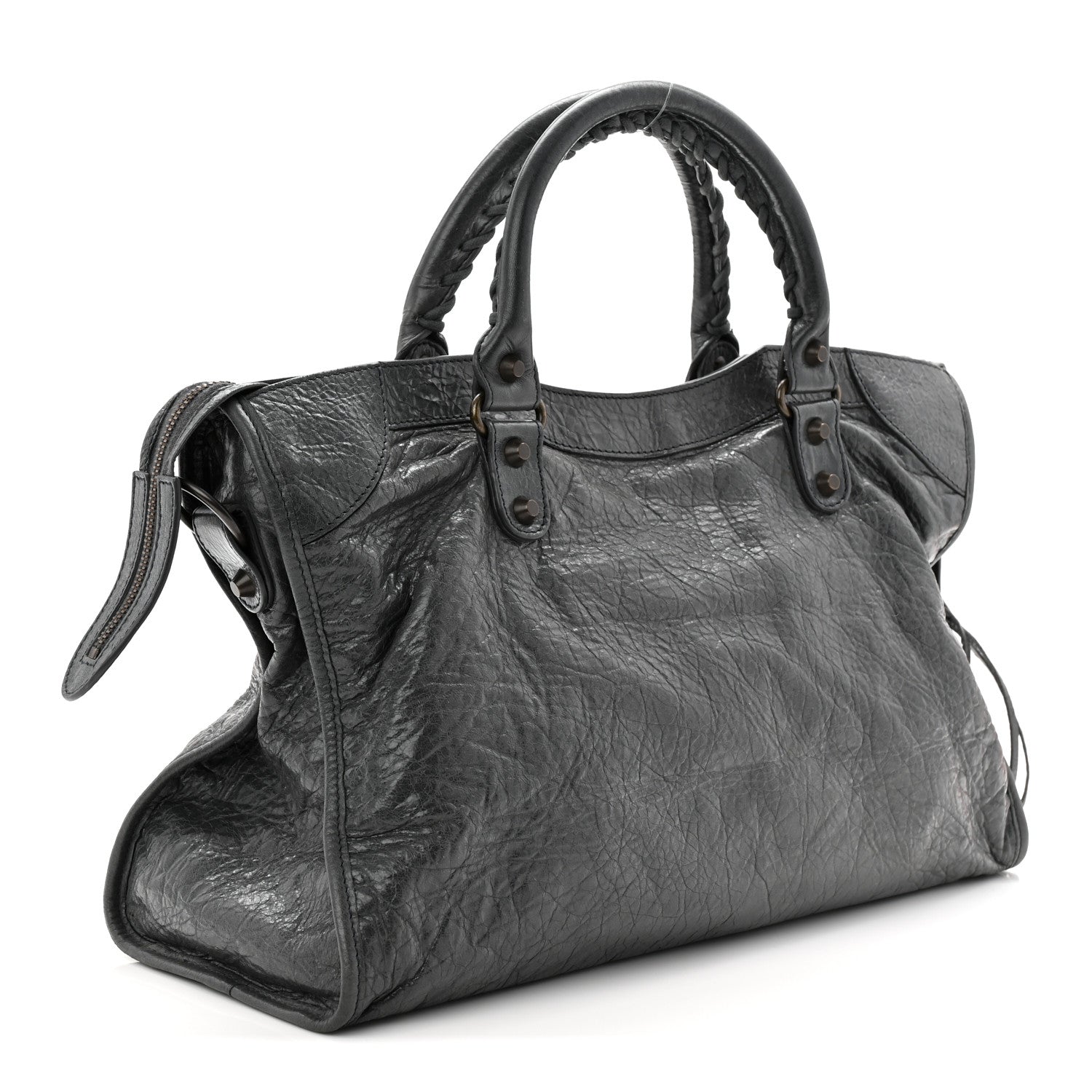 Balenciaga Agneau Classic Hardware City Anthracite 3 of 11