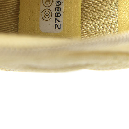 Chanel Iridescent Caviar Quilted Key Holder Case Yellow 8 of 8