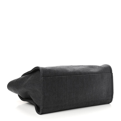 Chanel Mixed Fibers Calfskin Medium Deauville Tote Black 3 of 9