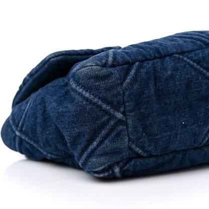 Chanel Denim Quilted Medium Chanel 19 Flap Blue 9 of 10