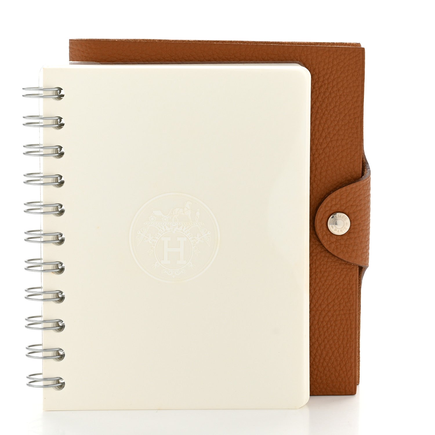 Hermes Togo Ulysse PM Notebook Cover Gold 4 of 9