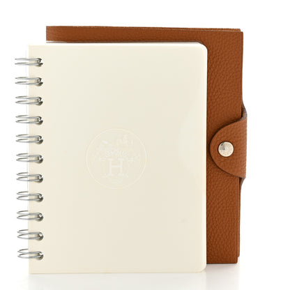 Hermes Togo Ulysse PM Notebook Cover Gold 4 of 9
