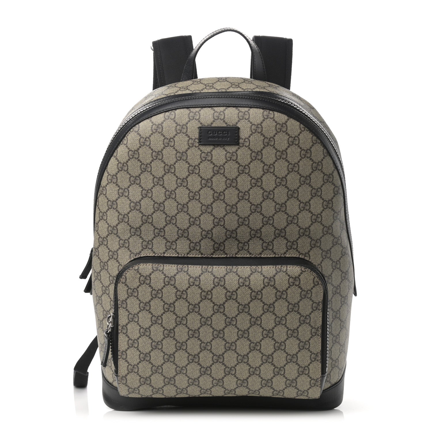 Gucci GG Supreme Monogram Medium Backpack Black 1 of 14