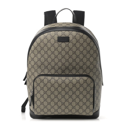 Gucci GG Supreme Monogram Medium Backpack Black 1 of 14