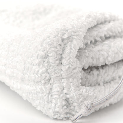 Bottega Veneta Boucle Curly Raffia The Mini Pouch White Chalk 7 of 7