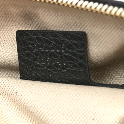 Gucci Calfskin Vintage Web Medium Boston Black 7 of 9